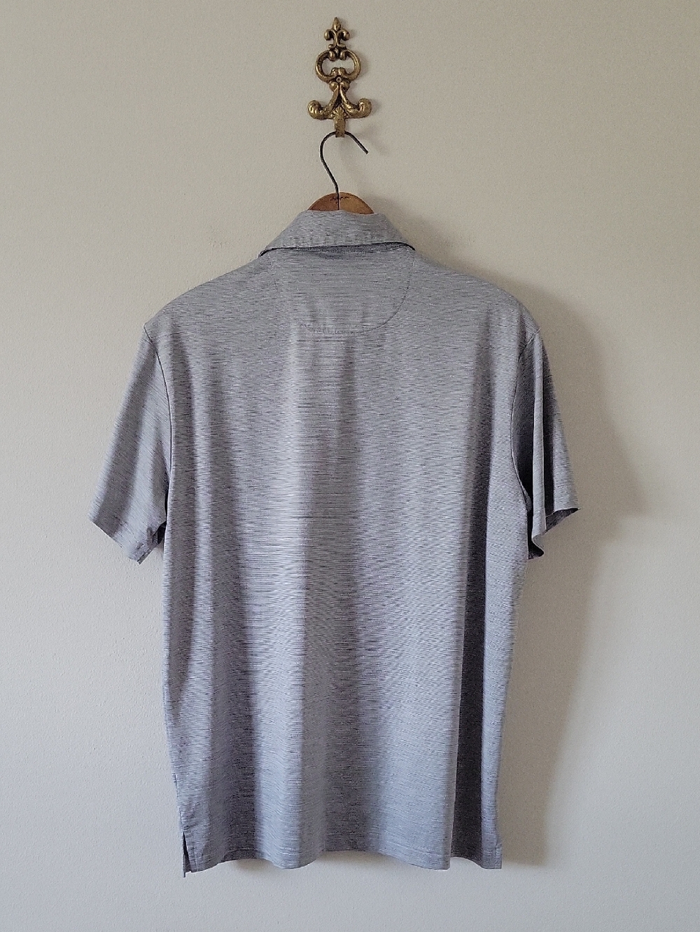 Birdie Bound Grey Golf Polo Size Medium - Picture 4 of 6